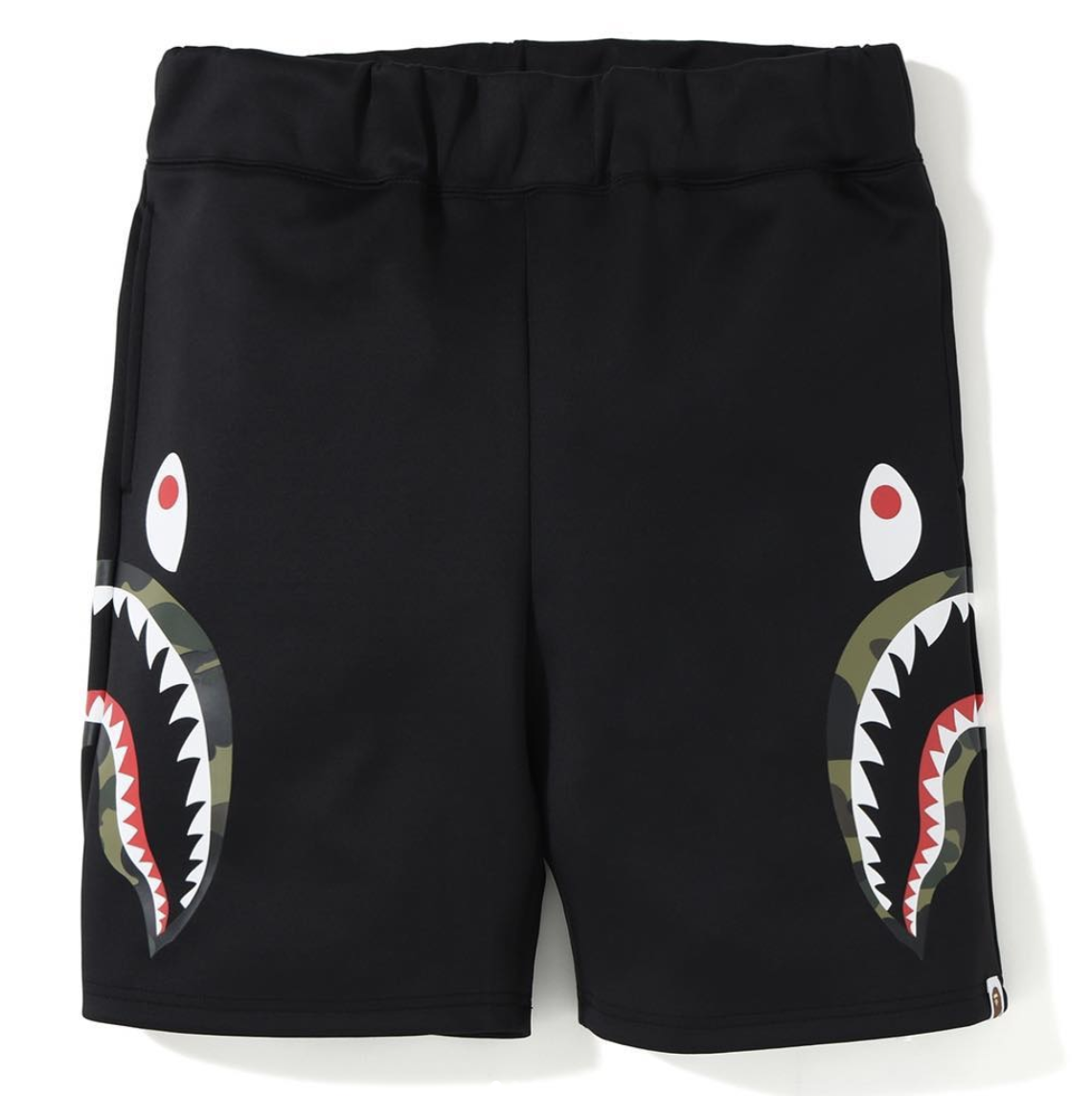 BAPEダブルニットシャークショーツ (黒) を購入 - Novelship